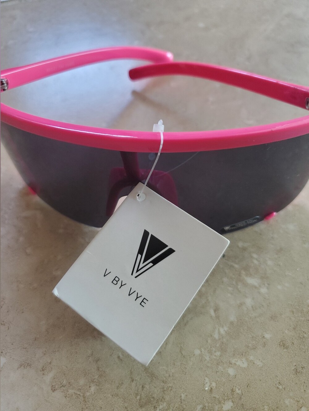 Pink Shield Sunglasses
